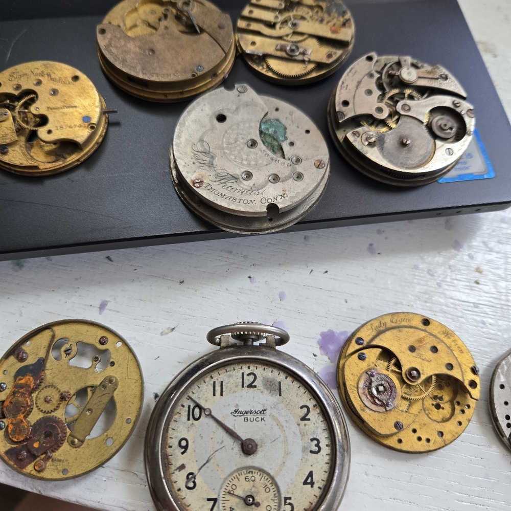 Steampunk Pocket Watch Components. - Picture 8 of 9